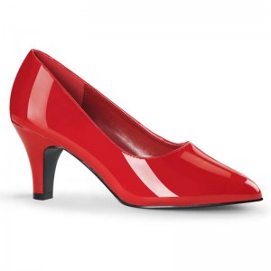 Talons Pleaser Divine-420 Femme Rouge | PARIS FRMWTLKI