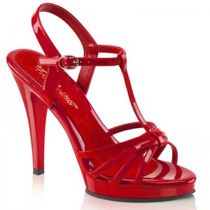 Talons Pleaser Flair-420 Femme Rouge | PARIS FRSFCPYO