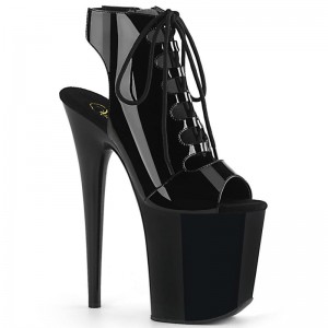 Talons Pleaser Flamingo-800-20 Femme Noir | PARIS FRNWVPOE