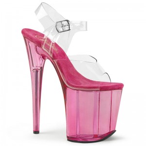 Talons Pleaser Flamingo-808T Femme Rose | PARIS FRKQREFJ