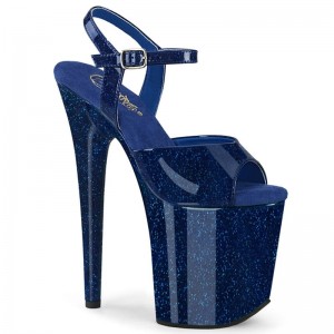 Talons Pleaser Flamingo-809GP Femme Bleu Marine | PARIS FRJBCMNS