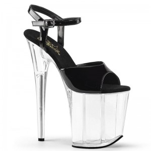 Talons Pleaser Flamingo-809 Femme Noir | PARIS FRARPXWN