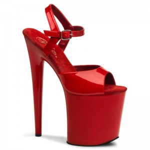 Talons Pleaser Flamingo-809 Femme Rouge | PARIS FRTKCPID