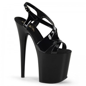 Talons Pleaser Flamingo-831 Femme Noir | FRANCE FRVYQADI