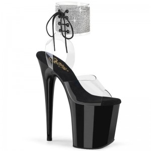 Talons Pleaser Flamingo-891-2RS Femme Noir | PARIS FRAELOWC