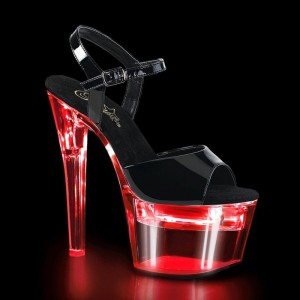 Talons Pleaser Flashdance-709 Femme Noir | PARIS FRQPZDHN