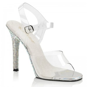 Talons Pleaser Gala-08DM Femme Argent | FRANCE FREUHPBG