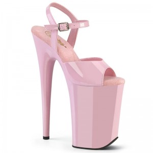 Talons Pleaser Infinity-909 Femme Rose | FRANCE FRJYCHUV