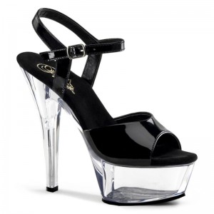 Talons Pleaser Kiss-209 Femme Noir | FRANCE FRUZGSLR