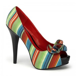 Talons Pleaser Lolita-12 Femme Multicolore | PARIS FRRYEFQW