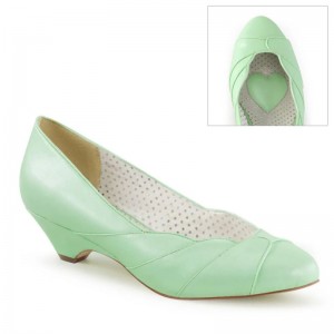 Talons Pleaser Lulu-05 Femme Vert | PARIS FRVGIZBU