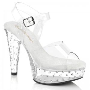 Talons Pleaser Martini-508SDT Femme Clear | PARIS FRKHASBL