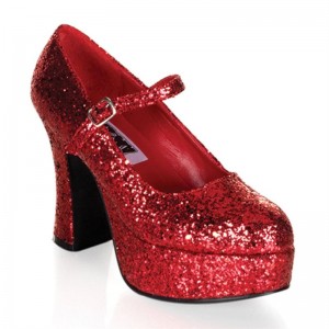 Talons Pleaser Maryjane-50G Femme Rouge | FRANCE FROQAKWS