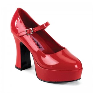 Talons Pleaser Maryjane-50 Femme Rouge | FRANCE FRBJAWMY