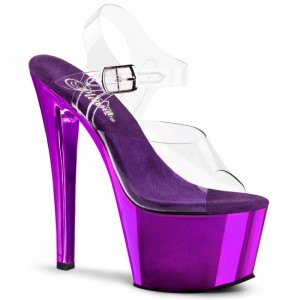 Talons Pleaser Sky-308 Femme Violette | FRANCE FRJNZAXB