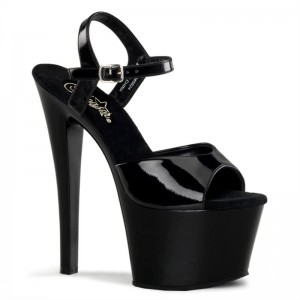 Talons Pleaser Sky-309 Femme Noir | PARIS FRECKVIL