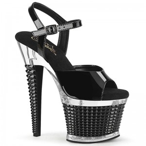 Talons Pleaser Spectator-709 Femme Noir | PARIS FRKOVTSH