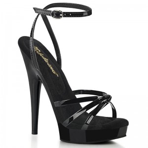 Talons Pleaser Sultry-638 Femme Noir | PARIS FRGXVETN