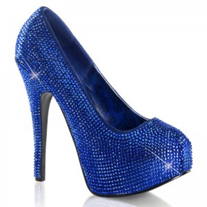 Talons Pleaser Teeze-06R Femme Bleu | PARIS FRRUAFKO