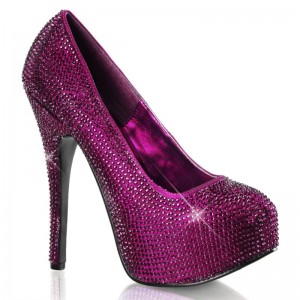 Talons Pleaser Teeze-06R Femme Violette | FRANCE FRUTWCSO