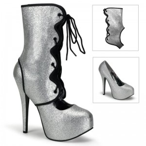 Talons Pleaser Teeze-31G Femme Argent | PARIS FRFSZONU