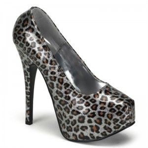 Talons Pleaser Teeze-37 Femme Argent | PARIS FRAIRVOC