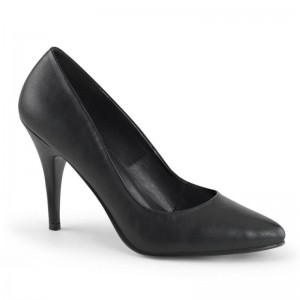 Talons Pleaser Vanity-420 Vegan Leather Femme Noir | PARIS FRKOQRVZ