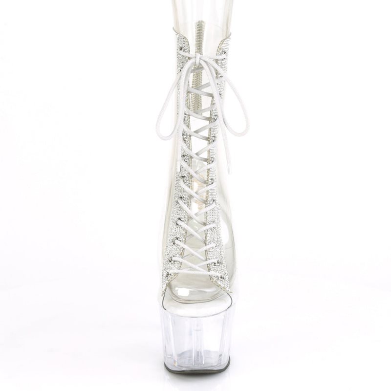 Bottines Pleaser Adore-1016C-2 Femme Clear | FRANCE FRQLIZFD