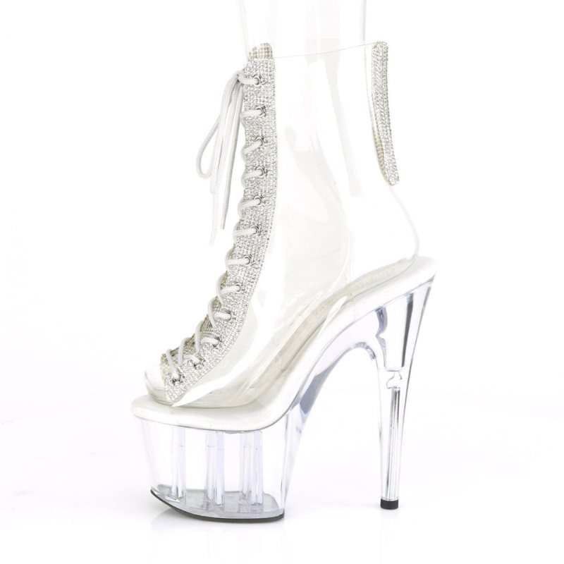 Bottines Pleaser Adore-1016C-2 Femme Clear | FRANCE FRQLIZFD