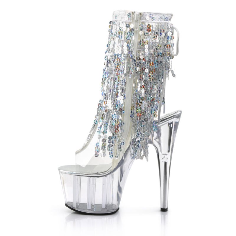 Bottines Pleaser Adore-1017SQF Femme Clear | FRANCE FREUQFSX