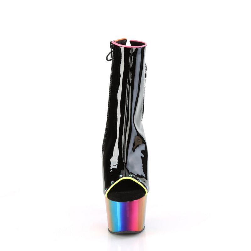 Bottines Pleaser Adore-1018RC-02 Femme Noir Multicolore | PARIS FRMKRWXU