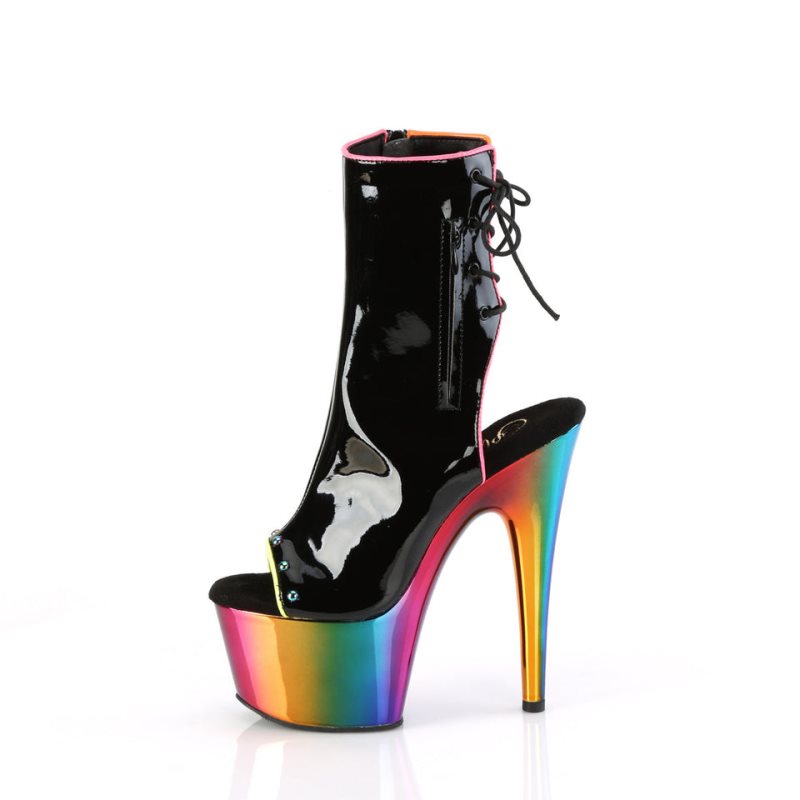 Bottines Pleaser Adore-1018RC-02 Femme Noir Multicolore | PARIS FRMKRWXU