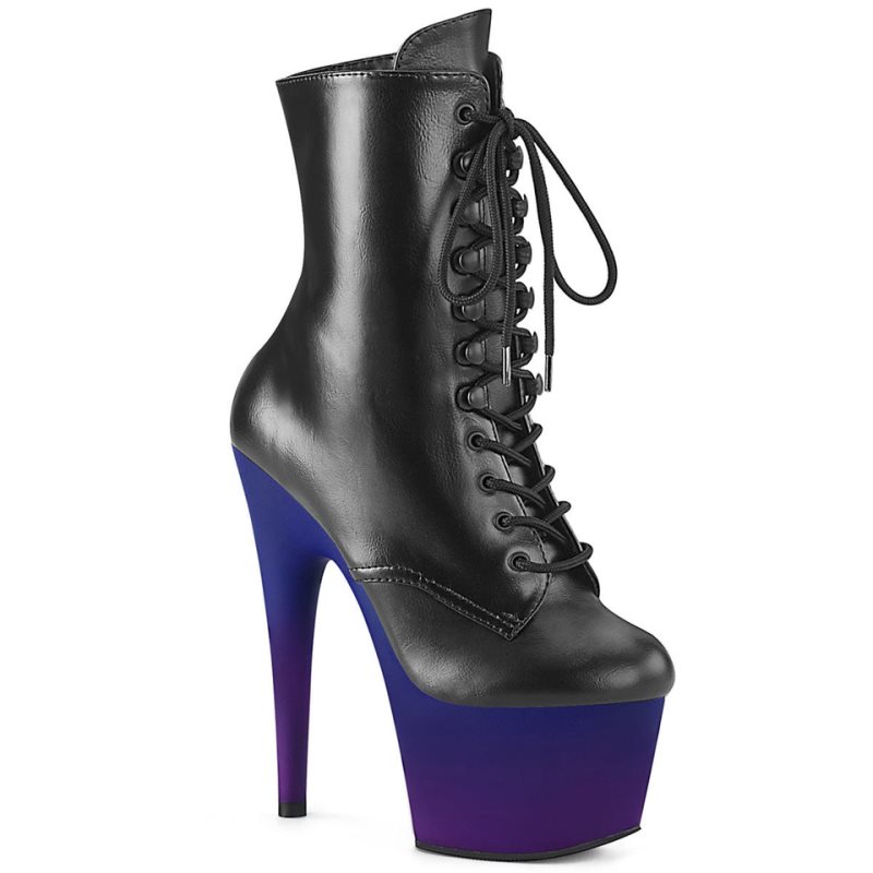 Bottines Pleaser Adore-1020BP Femme Noir Bleu | PARIS FRZPODYG