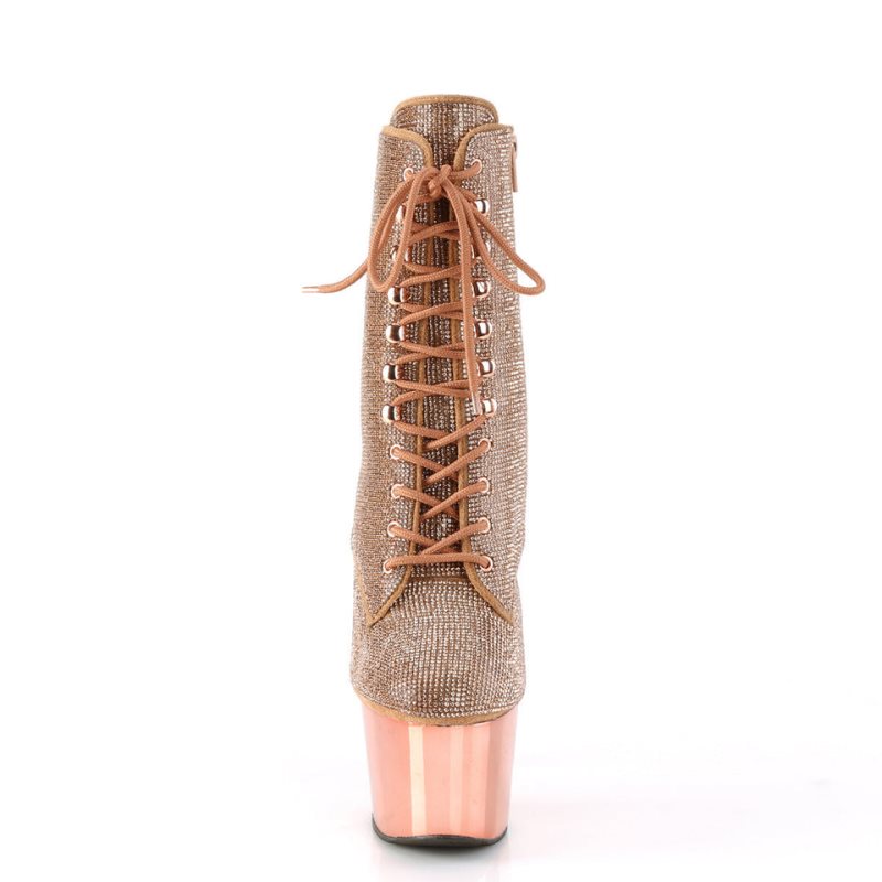 Bottines Pleaser Adore-1020CHRS Femme Rose Doré | PARIS FRVIHADW