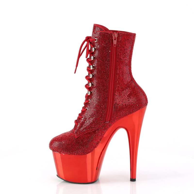 Bottines Pleaser Adore-1020CHRS Femme Rouge | FRANCE FRELTAPH