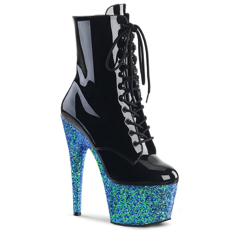 Bottines Pleaser Adore-1020LG Femme Noir Bleu | PARIS FRURMPBX