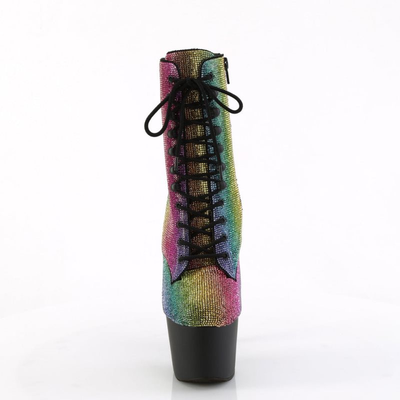 Bottines Pleaser Adore-1020RS Femme Multicolore Noir | PARIS FRGUBMJO