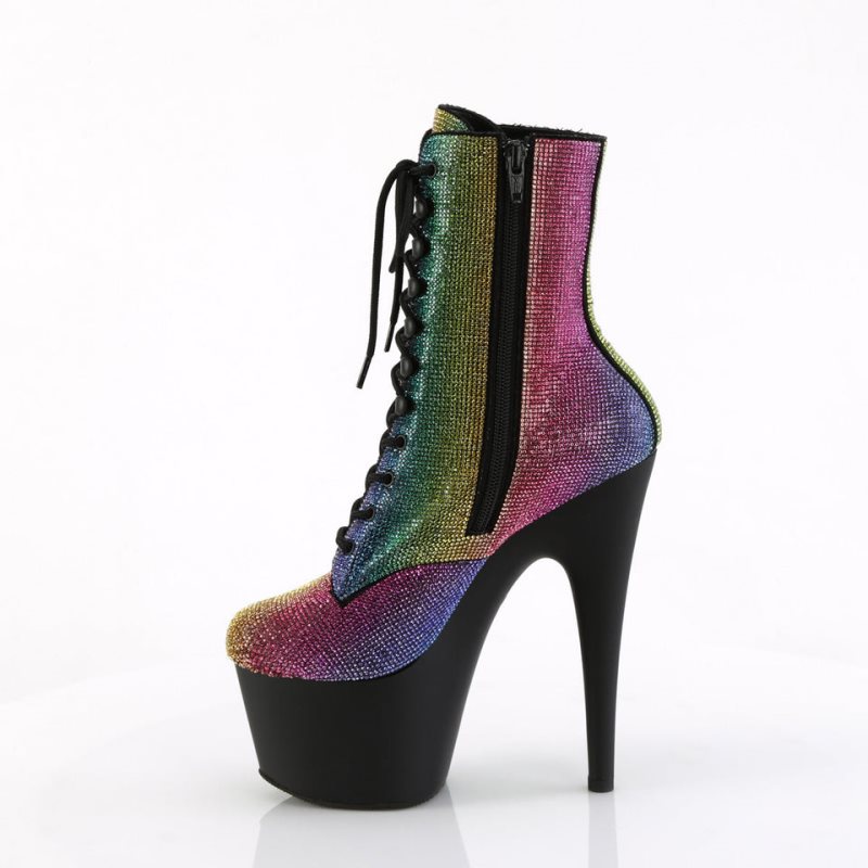 Bottines Pleaser Adore-1020RS Femme Multicolore Noir | PARIS FRGUBMJO