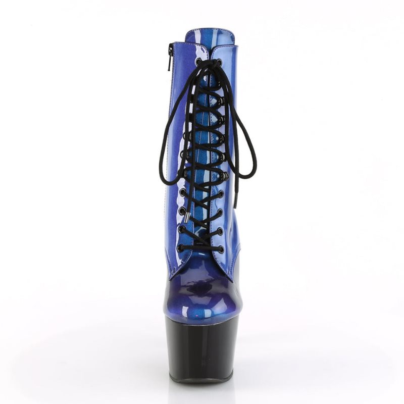 Bottines Pleaser Adore-1020SHG Femme Bleu Violette | PARIS FRRPNJGE