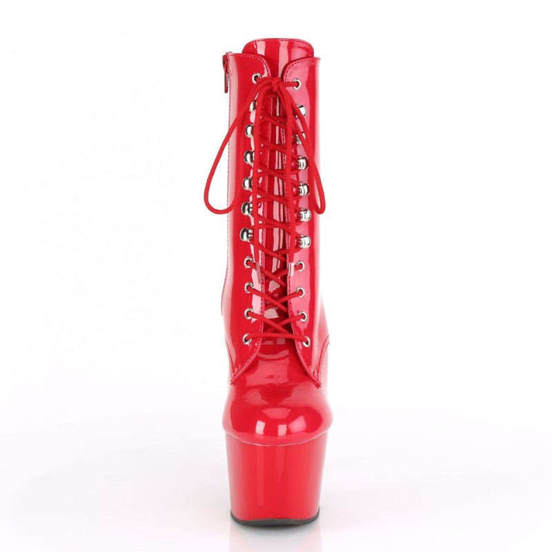 Bottines Pleaser Adore-1020 Femme Rouge | PARIS FRWBNIJC