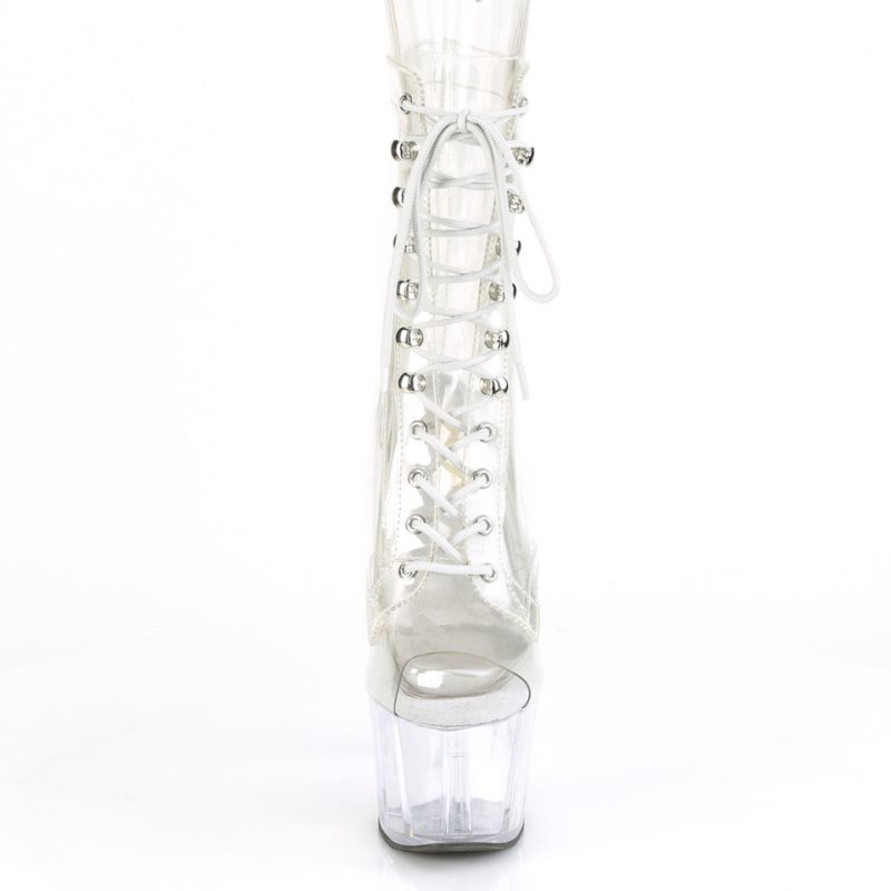 Bottines Pleaser Adore-1021C Femme Clear | PARIS FRLKTVMJ