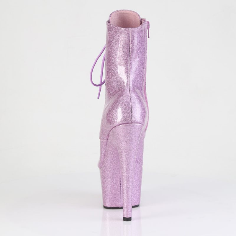 Bottines Pleaser Adore-1021GP Glitter Femme Violette | PARIS FRTWRJSD