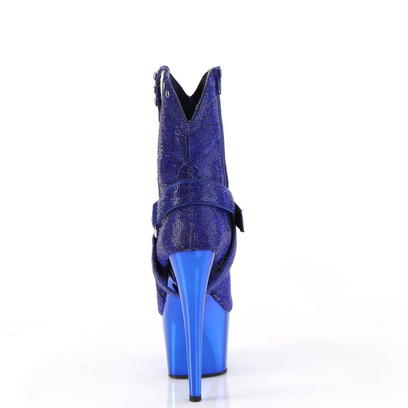 Bottines Pleaser Adore-1029CHRS Femme Bleu | PARIS FREMIBXV