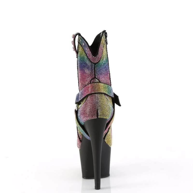 Bottines Pleaser Adore-1029RS Femme Multicolore Noir | FRANCE FRDALWJC