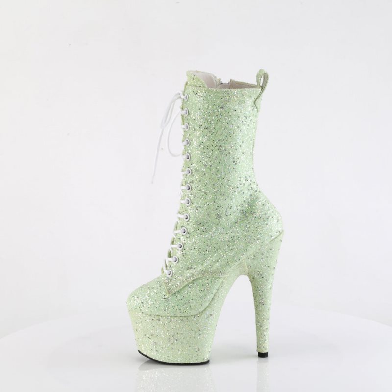 Bottines Pleaser Adore-1040GR Femme Vert | FRANCE FRIUBRVJ