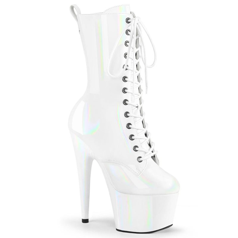 Bottines Pleaser Adore-1040WR-HG Femme Blanche | FRANCE FRYZUDGW