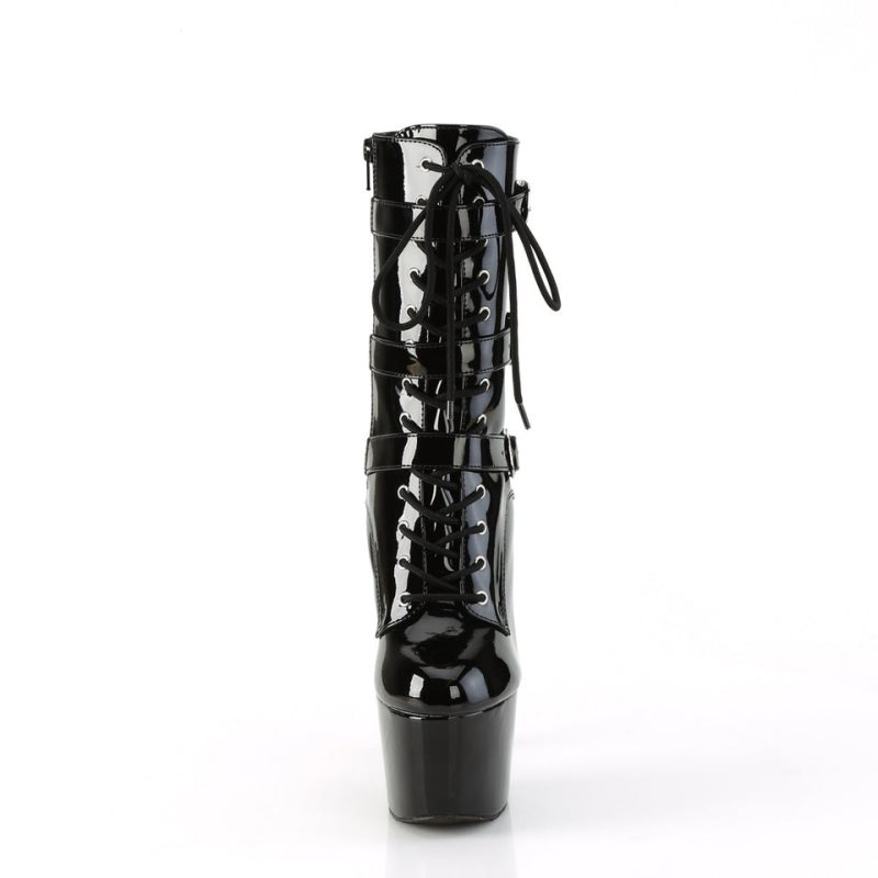 Bottines Pleaser Adore-1043 Femme Noir | FRANCE FRALUKZS