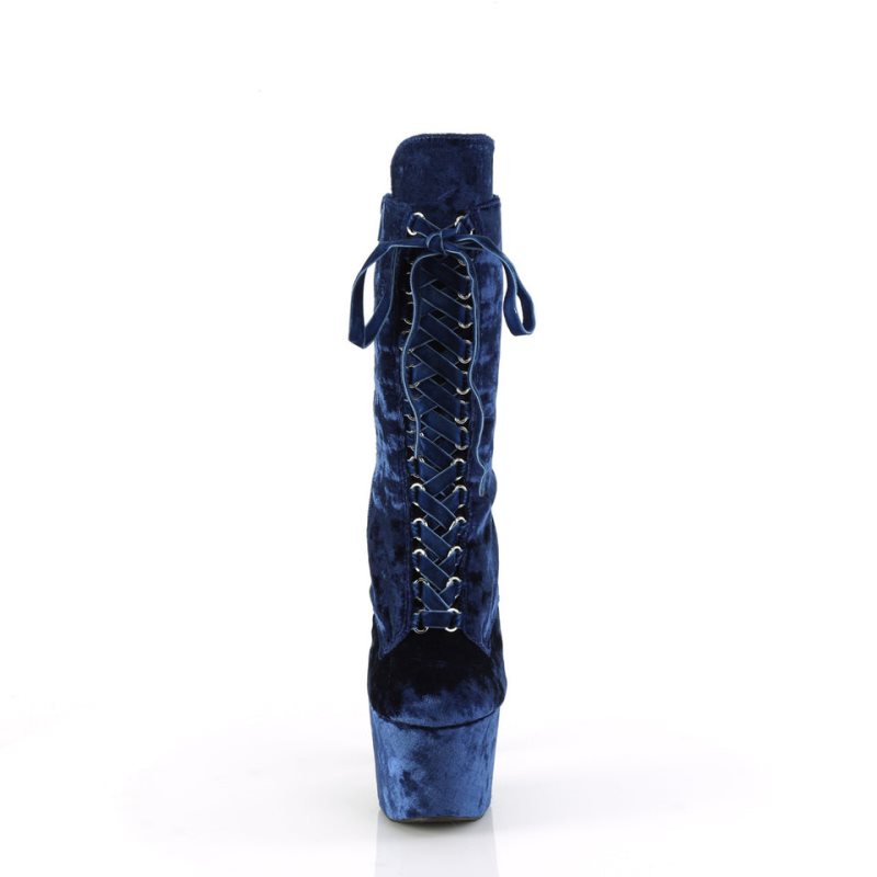 Bottines Pleaser Adore-1045VEL Femme Bleu Marine | PARIS FRWSENTC