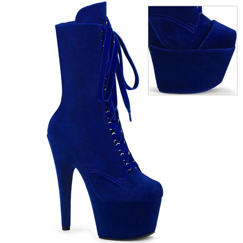 Bottines Pleaser Adore-1045VEL Femme Bleu Marine | PARIS FRWSENTC