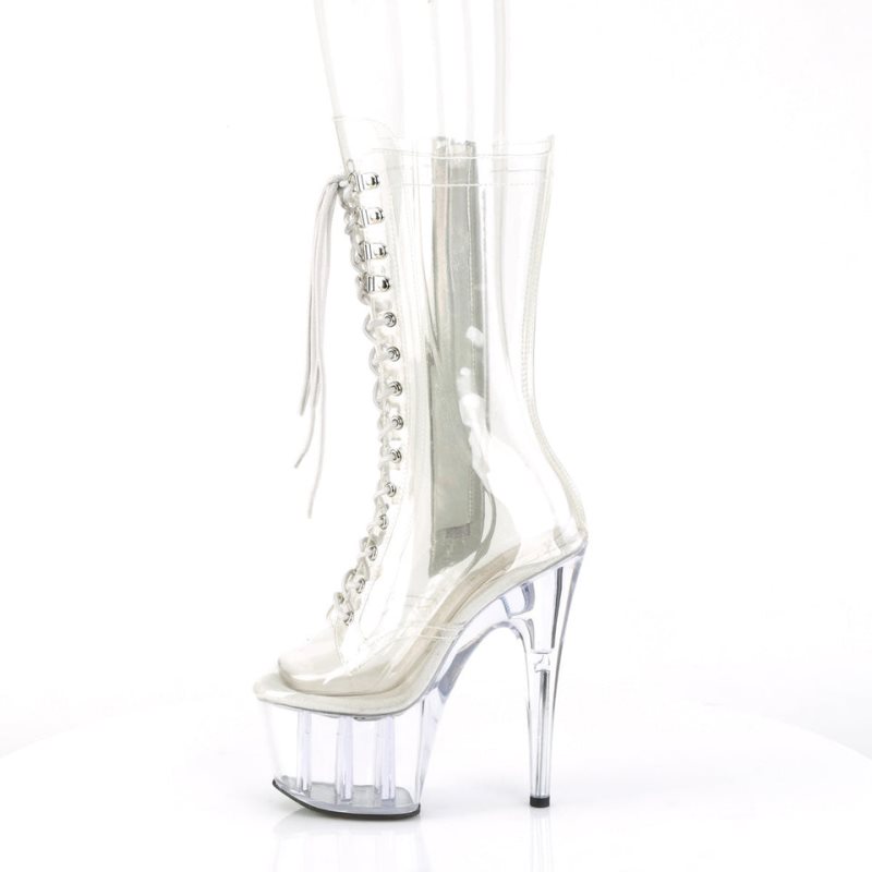 Bottines Pleaser Adore-1050C Femme Clear | PARIS FRAFWKTY